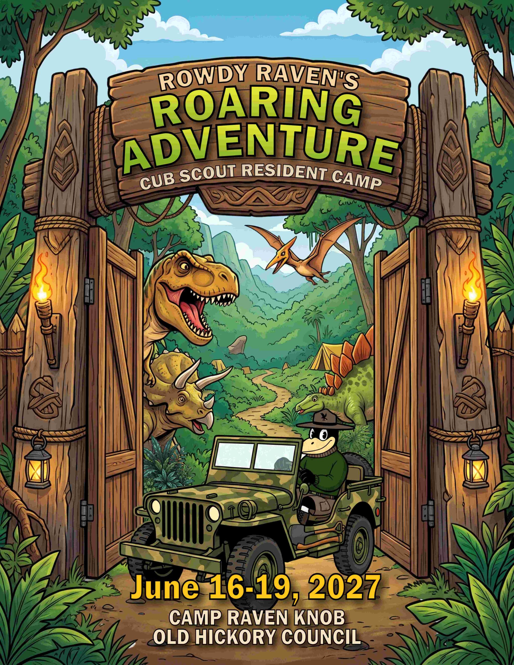 Camp Raven Knob Cub Scout Resident Camp Leader Guide Cover